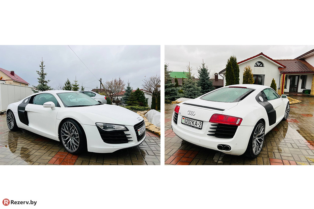 ауди R8 - белый V10 в Витебске
